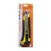 Chancellery knife 18 mm Plastic with met., Director, latch, rubberized mix in blister