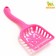 Figure scoop "Cat" with an ergonomic handle, 28 x 10 cm, pink