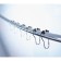 Rings for the rod set 12pcs, color chrome