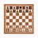 Demonstration chess 40 x 40 cm "Game time" on a magnetic board, 32 pcs, brown