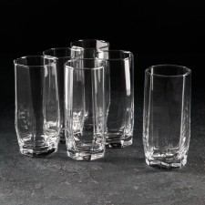 A set of high glass glasses HISAR, 330 ml, 6 pcs