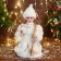 Snow Maiden "In a white fur coat with a heart" moves, 16x30 cm