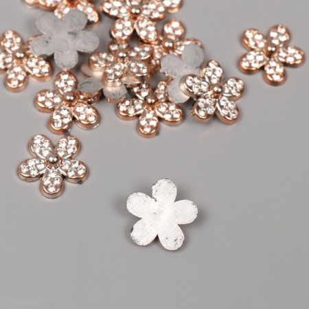 Decor for creativity Plastic "Five -Pacific" Gold set 20 pcs 1.9x1.9x0.7 cm-1