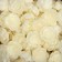 Waffel roses are small complex 80pcs, white