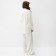 Women's suit (shirt, trousers) minku color white, rr 52