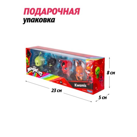 Набор мини-фигурок Miraculous «Квами», 4 героя-4