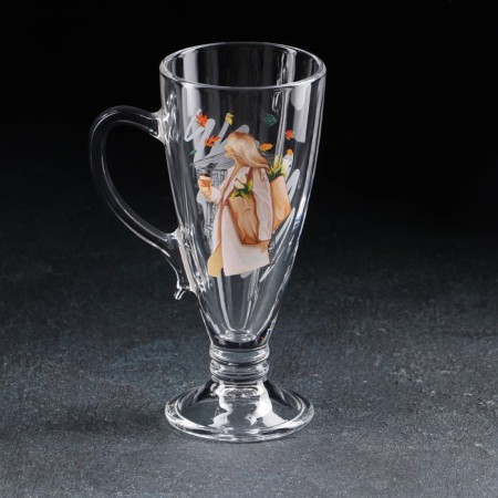 Citizens' mug, for cappuccino, glass, 250 ml-4