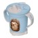 Pilot nursery with soft nose, 270 ml., With handles, color light blue, MIX drawing