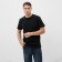 T -shirt male, black color, size 54
