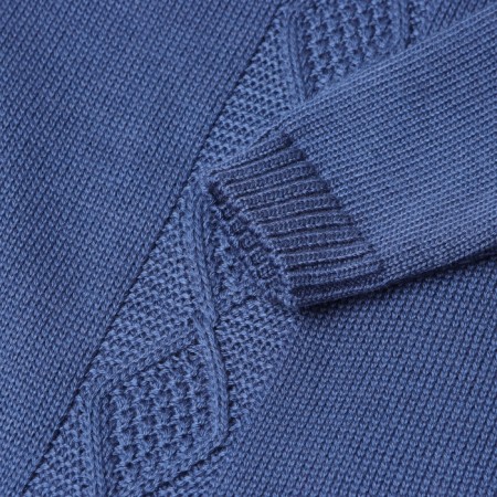 Combine Knitted Minaku, height 86-92, blue color-8