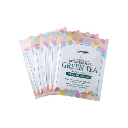 Alginate mask ANSKIN Green Tea Modeling Mask, soothing, 25 g-1