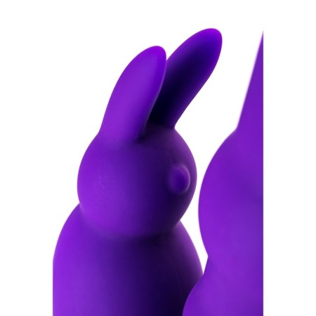 Unrealistic vibrator Toyfa A-Toys, silicone, purple color, 18 cm-2