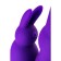 Unrealistic vibrator Toyfa A-Toys, silicone, purple color, 18 cm