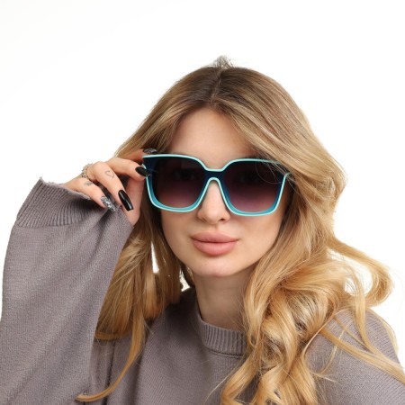 Women's sunscreen glasses "OneSun", UV 400, pipe 15 cm, lens 5.4x5.4 cm