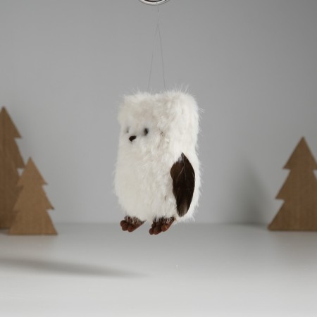 Souvenir "White owl" 5x8.8x10 cm-3