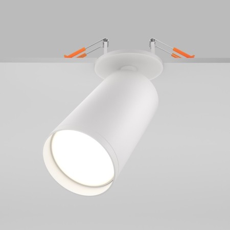 Technical C049CL-U-1W, 1xGU10, 10W, 5.2x5.2x12.5 cm, white color-1