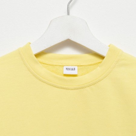 Kids (T -shirt, shorts) minku: casual collection color lemon, height 152-7