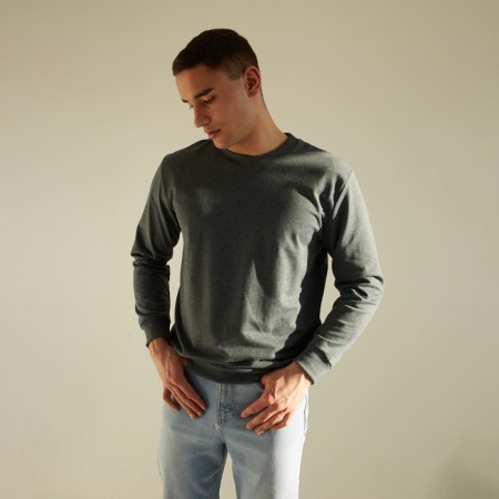 Svitshot of men's minku: Casual Collection Man Graphite Melange color, size 50-1