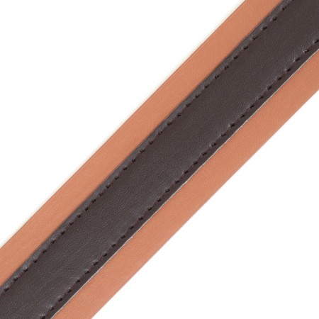 Two-layer collar 66 x 3.5 cm, Osh 50-60, brown-red-3