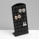 Earrings stand, 36 pairs, 9 × 4.5 × 19 cm, black color