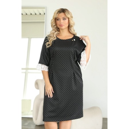Female dress, size 52, black color-11