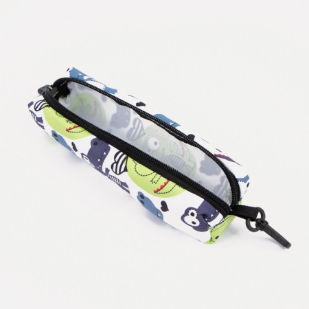 School backpack from lightning textiles, external pocket, penalty, green color-6