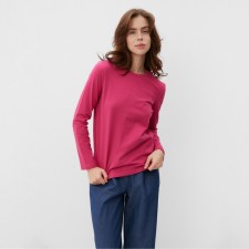 Women's Longsliva Minaku: Basic Line Fuchsia Color, Size 52