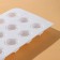 Form for mousse desserts and baking of the Babble, 29 × 18 × 3 cm, 12 cells (5 × 4.5 cm), white color