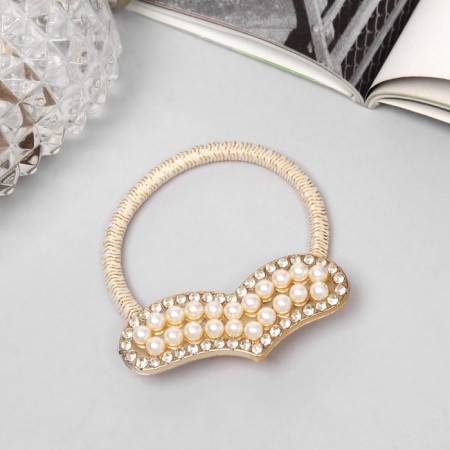 Hair elastic band "Robin" heart, 5 cm-1
