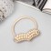 Hair elastic band "Robin" heart, 5 cm