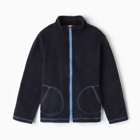 Children's sweatshirt, dark blue color, height 116 cm