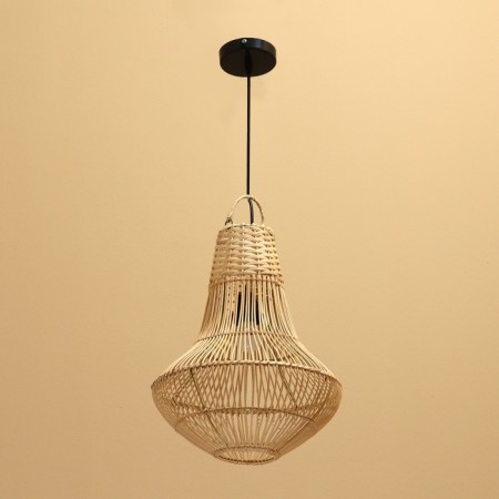 Ceiling Lamp from Rotan "Adi" 1x120W, E27, 30x30x40 cm-1