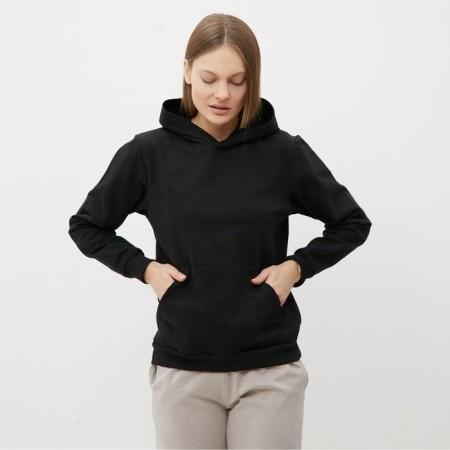 Women's sweatshirt was launched, black color, size 44