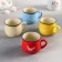 Ceramic "Dreams" mug, 190 ml, pattern and color mix