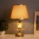 Table lamp "Arhat" 1x40W E27+backlight LED 5W gold 25x25x39.5cm