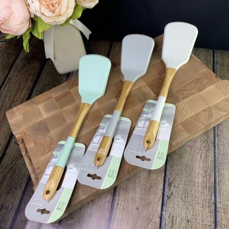 Silicone spoon Lenardi, 33 cm, mix color