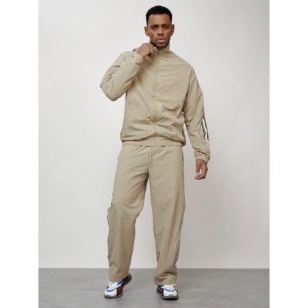 Sports suit men's, size 56, beige color-9
