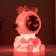 Night-wound Mishka Bear Cosmonaut Led usb white 12x12x16.5 cm