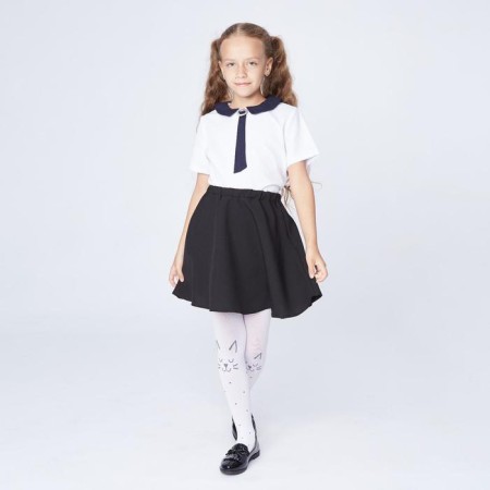 School skirt "Pysolnets", black color, height 122 cm (30)