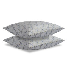 A set of two pillowcases Essential, size 70x70 cm, print inflorescence