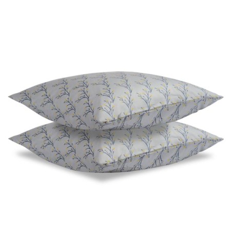 A set of two pillowcases Essential, size 70x70 cm, print inflorescence