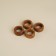 (SL Home) Ring for napkins, 4 pcs, oak, d = 4.8 cm