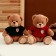 Soft toy "Bear" in a sweater, 25 cm, color mix