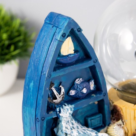 Plasma ball "Coast" Blue 15x9x18 cm Risalux-8