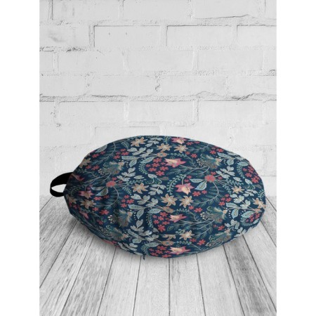 Pillow Siddle "Flower Field", Decorative, D = 52 cm-1