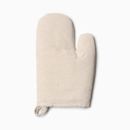 Ethel "Home" mittens, beige color, 26x16 cm, 50%HL, 50%flax-2