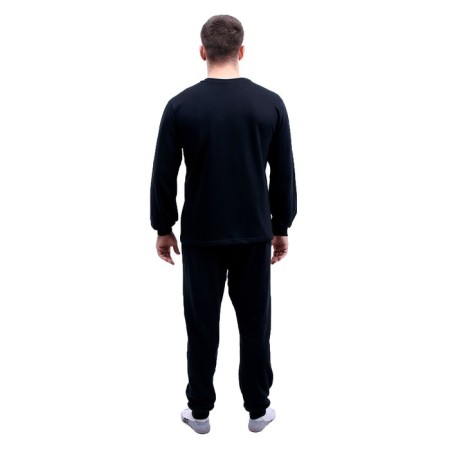 Thermal underwear is male, cotton with the basis, size 56, black color-1