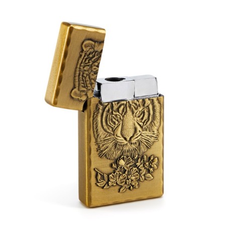 Gas lighter "Tiger", Piezo, 1.3 x 3.2 x 6.3 cm-2