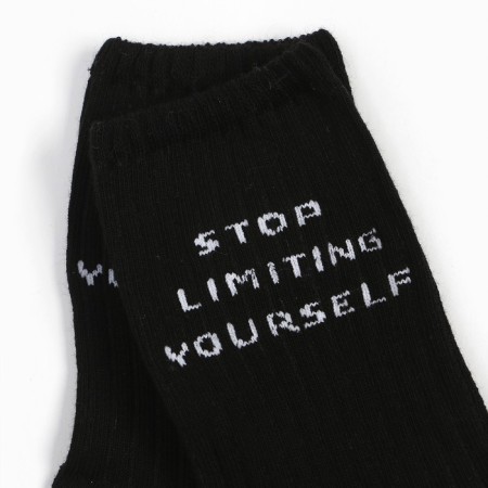 Women's socks minku "stop" color black, rr 36-37 (23 cm)-1