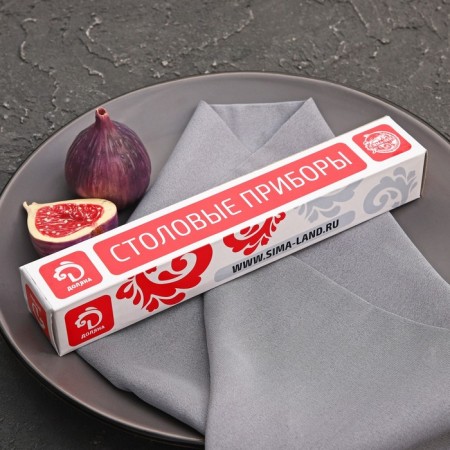 Knife table shares "New Gastro", length 20 cm, thickness 2 mm, silver color-3